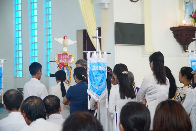 Hội viên Legio Hưng Hóa đã hiệp dâng thánh lễ Truyền Tin